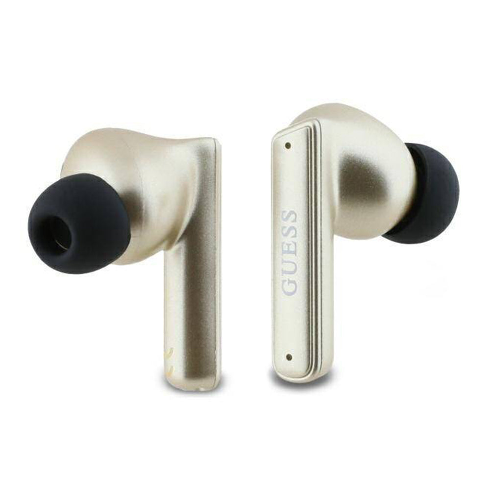 Handsfree Bluetooth Guess Capsule Printed Logo, TWS, ANC, Zlatni