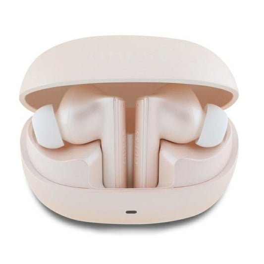 Handsfree Bluetooth Guess Capsule Printed Logo, TWS, ANC, Roze