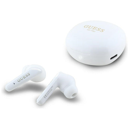 Handsfree Bluetooth Guess Flat Classic Logo Electroplated, TWS, Beli