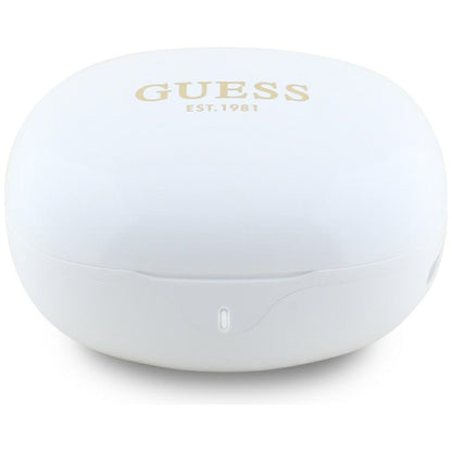 Handsfree Bluetooth Guess Flat Classic Logo Electroplated, TWS, Beli