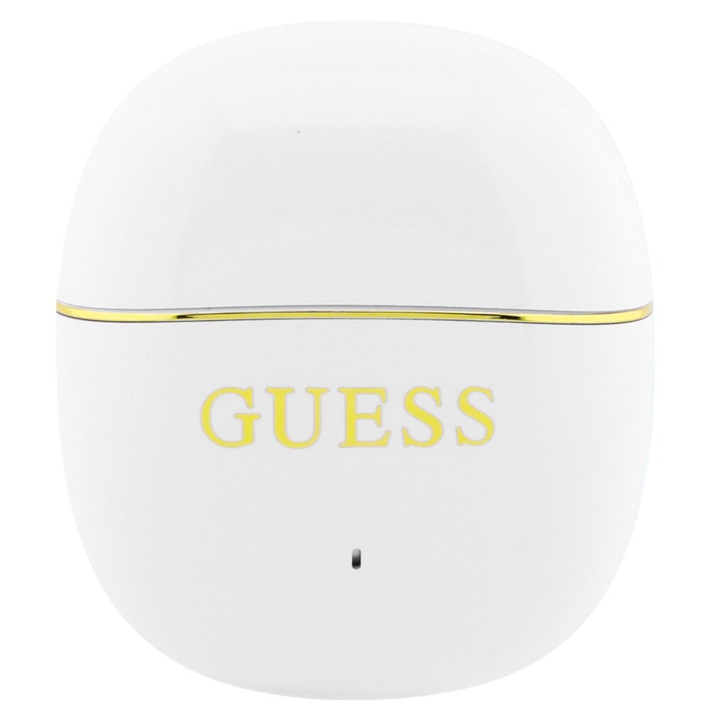 Handsfree Bluetooth Guess Glossy Gold Line Classic, TWS, Bela