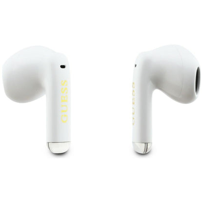 Handsfree Bluetooth Guess Glossy Gold Line Classic, TWS, Bela