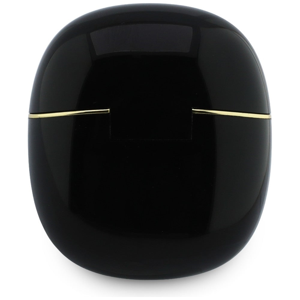 Handsfree Bluetooth Guess Glossy Gold Line Classic, TWS, Crna