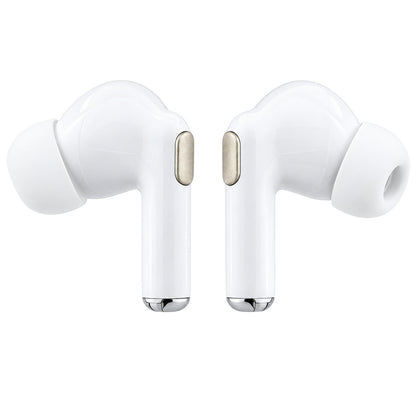 Bluetooth handsfree Guess Glossy Gold Line Printed Classic Logo, TWS, bela boja