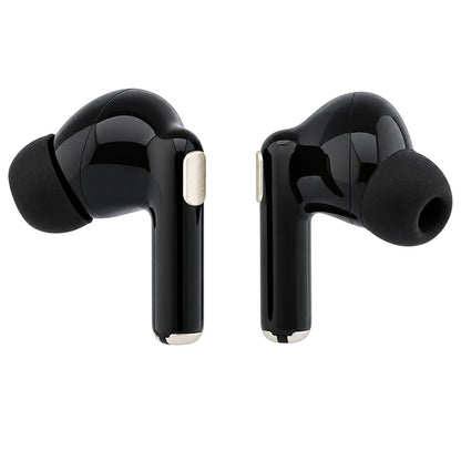 Bluetooth handsfree Guess Glossy Gold Line Printed Classic Logo, TWS, crne boje