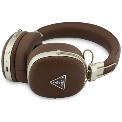 Handsfree Bluetooth Guess Grained Triangle Logo, A2DP, Braon