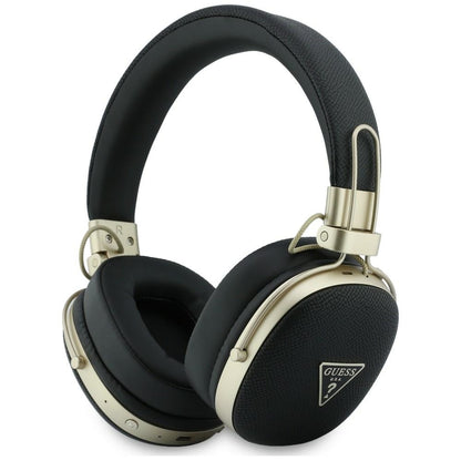 Handsfree Bluetooth Guess Grained Triangle Logo, A2DP, Crna