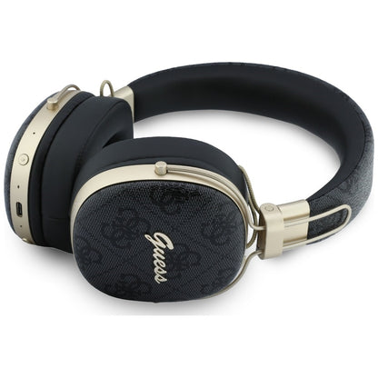 Handsfree Bluetooth Guess Metal 4G Script Logo, A2DP, Crna