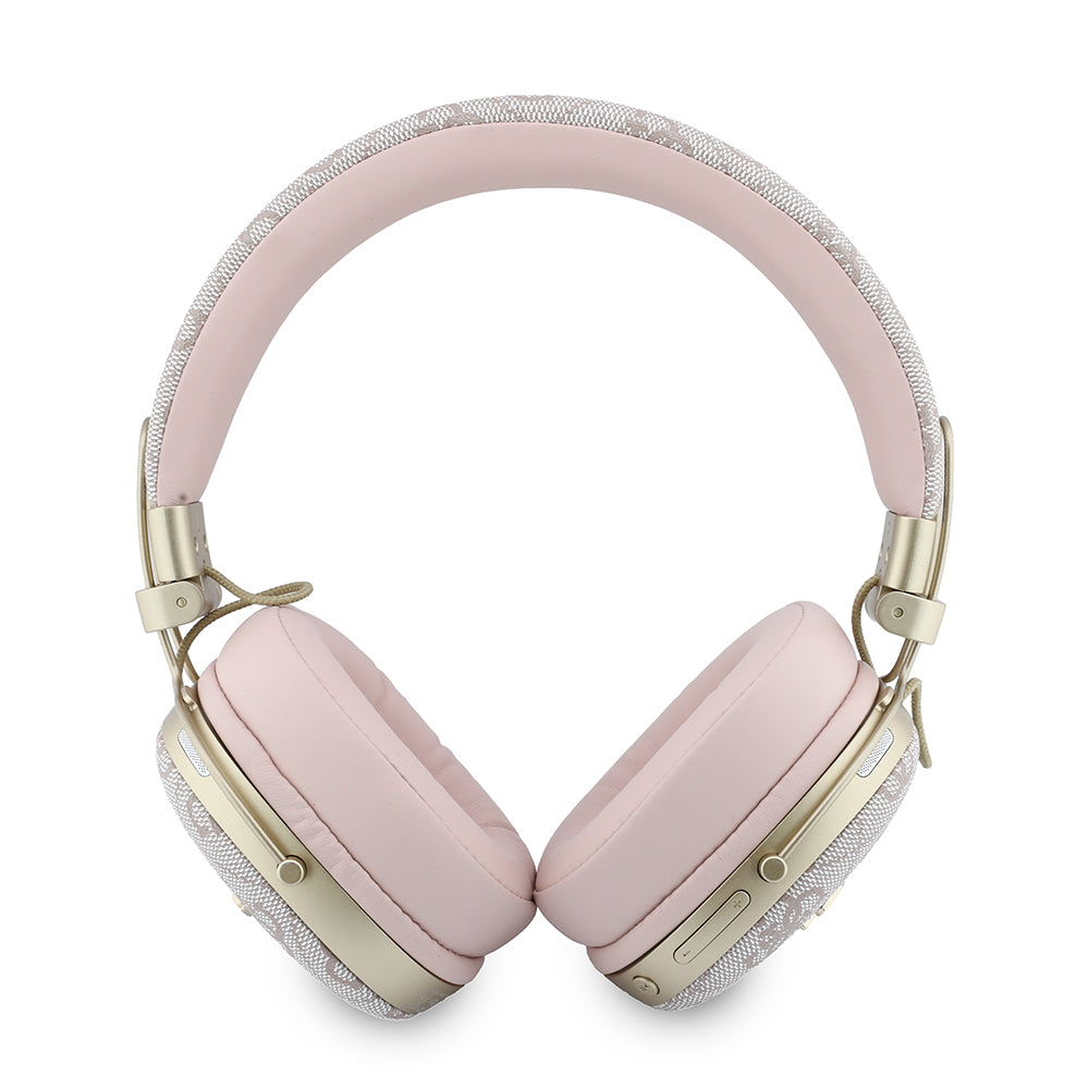 Handsfree Bluetooth Guess Metal 4G Script Logo, A2DP, Roze