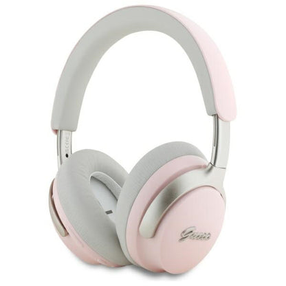 Handsfree Bluetooth Guess Metal Script Logo, A2DP, ANC, Roze