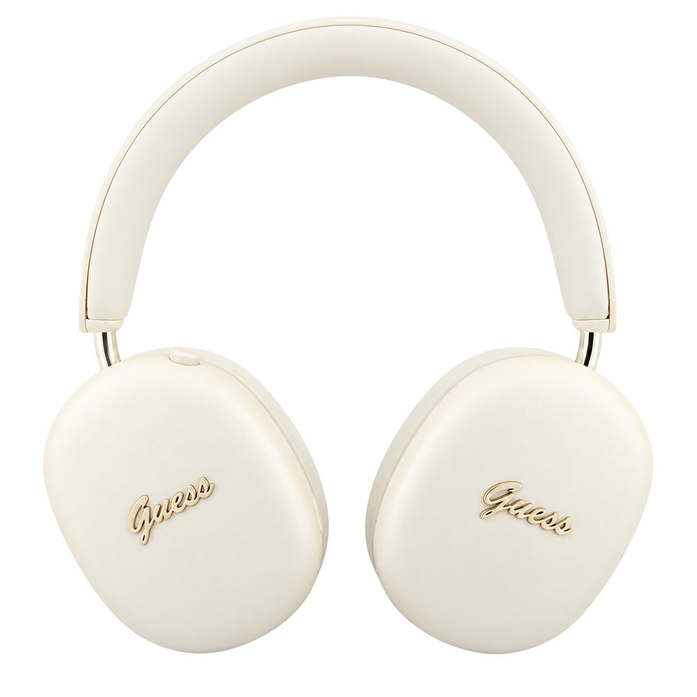 Bluetooth handsfree Guess Metal Script Logo, A2DP, bežične, bež boje