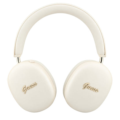 Bluetooth handsfree Guess Metal Script Logo, A2DP, bežične, bež boje