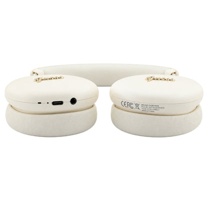 Bluetooth handsfree Guess Metal Script Logo, A2DP, bežične, bež boje