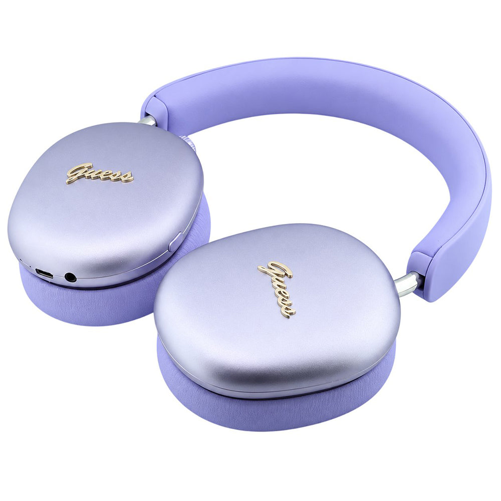 Bluetooth handsfree Guess Metal Script Logo, A2DP, ljubičaste boje