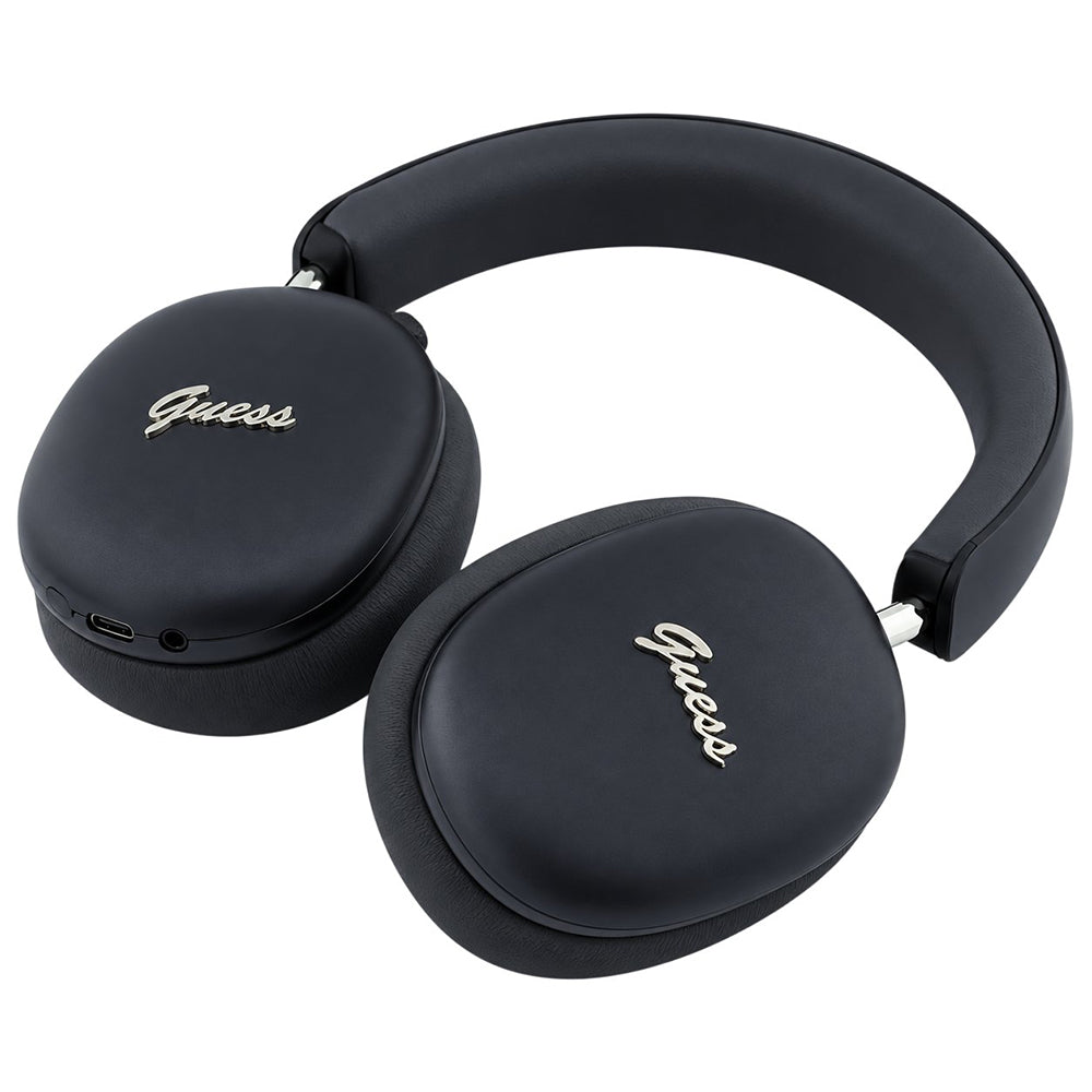 Bluetooth handsfree Guess Metal Script Logo, A2DP, crne