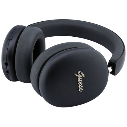 Bluetooth handsfree Guess Metal Script Logo, A2DP, crne