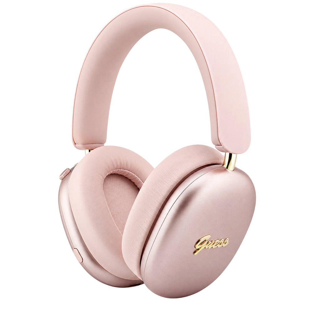 Bluetooth handsfree Guess Metal Script Logo, A2DP, roze