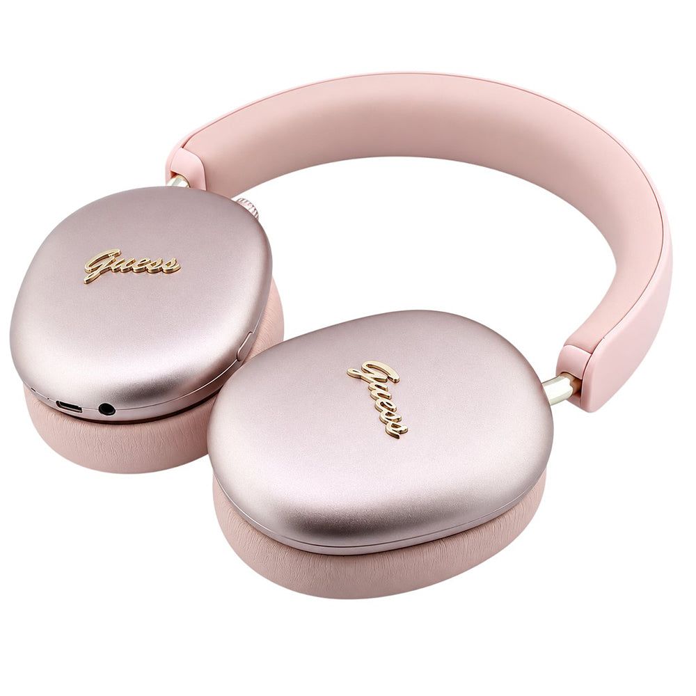 Bluetooth handsfree Guess Metal Script Logo, A2DP, roze