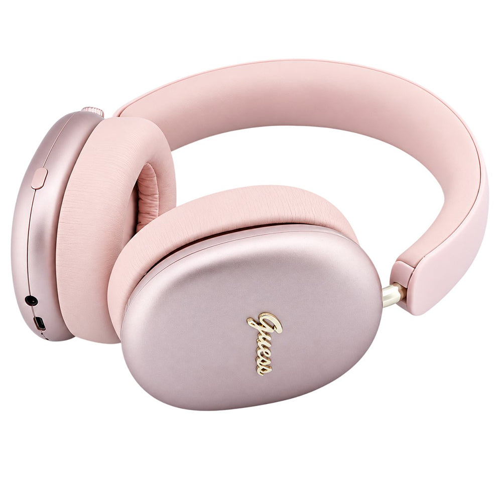 Bluetooth handsfree Guess Metal Script Logo, A2DP, roze