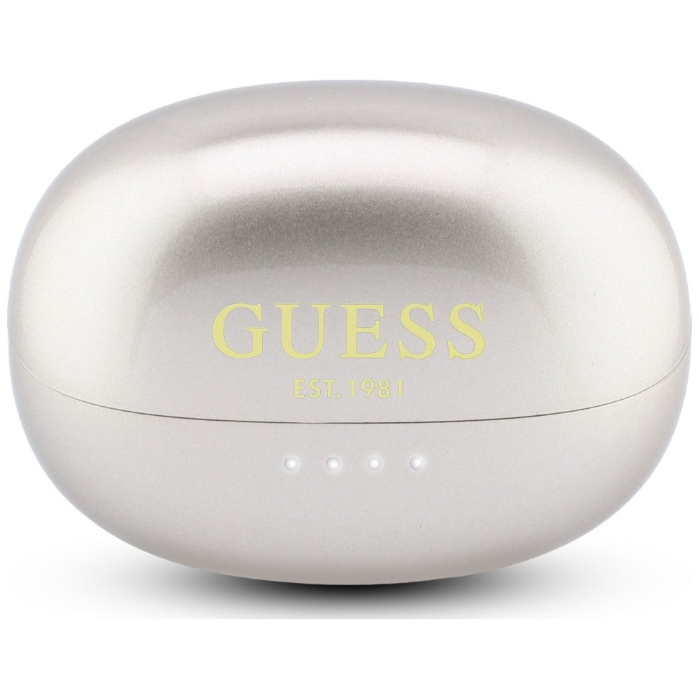 Handsfree Bluetooth Guess Metalic Finish Electropated Parts Classic, TWS, Zlatna