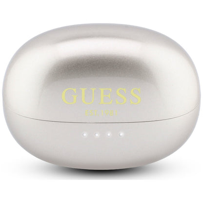 Handsfree Bluetooth Guess Metalic Finish Electropated Parts Classic, TWS, Zlatna