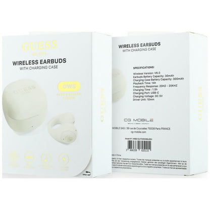 Handsfree Bluetooth Guess Mini Classic, TWS, Bela