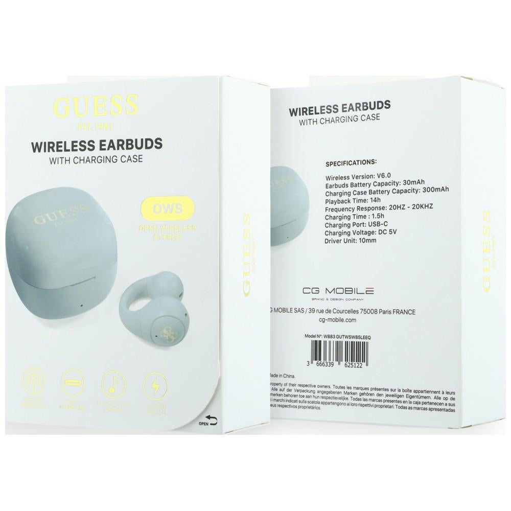 Handsfree Bluetooth Guess Mini Classic, TWS, Tirkizna