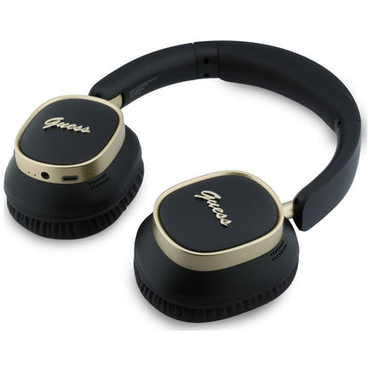 Handsfree Bluetooth Guess Rectangle Metal Script, A2DP, Crna
