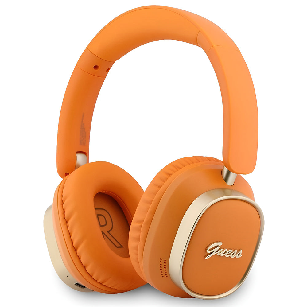 Handsfree Bluetooth Guess Rectangle Metal Script, A2DP, Narandžasta