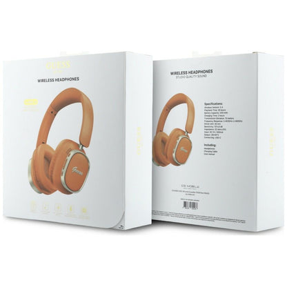 Handsfree Bluetooth Guess Rectangle Metal Script, A2DP, Narandžasta