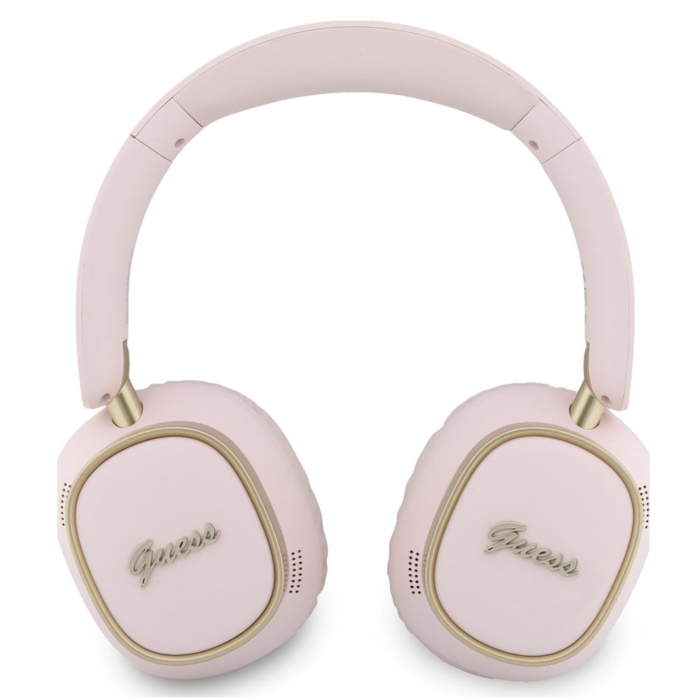 Handsfree Bluetooth Guess Rectangle Metal Script, A2DP, Roze