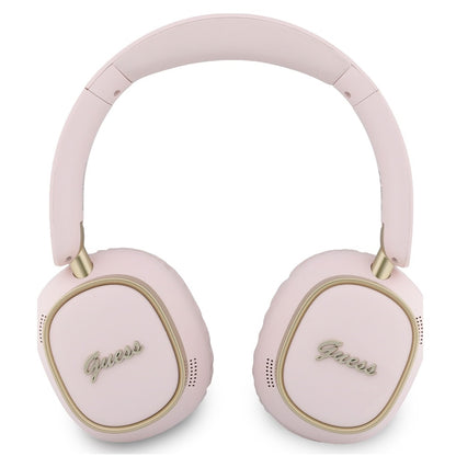 Handsfree Bluetooth Guess Rectangle Metal Script, A2DP, Roze