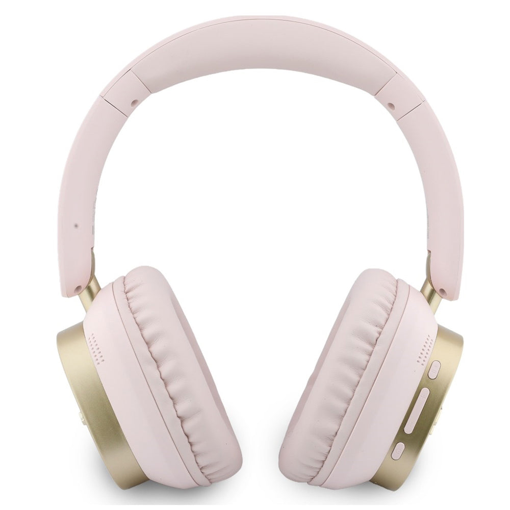 Handsfree Bluetooth Guess Rectangle Metal Script, A2DP, Roze