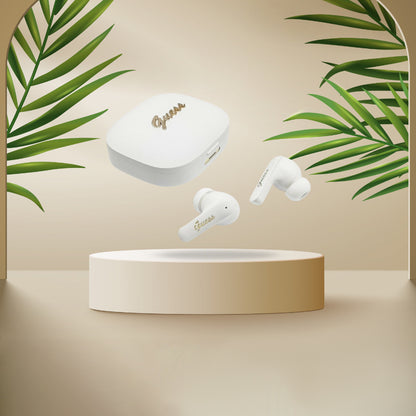 Handsfree Bluetooth Guess Script Metal Logo, TWS, Beli