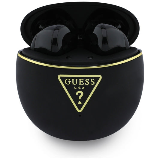 Handsfree Bluetooth Guess Script Print, TWS, Crni