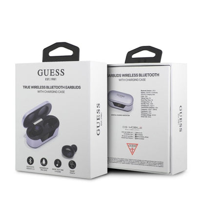 Handsfree Bluetooth Guess, TWS, Ljubičaste