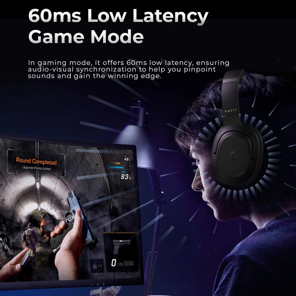 Handsfree Bluetooth HAVIT H612BT, A2DP, Crni