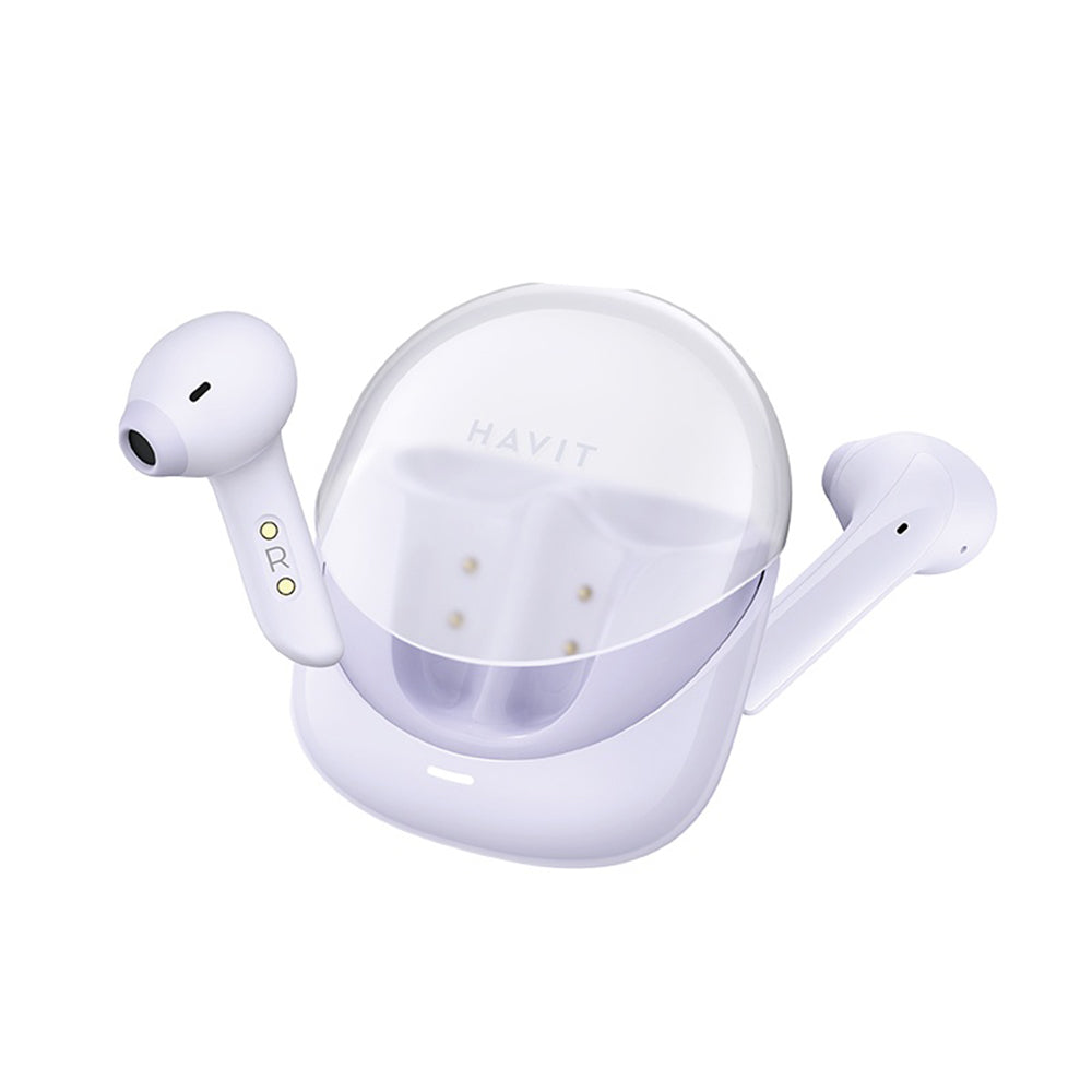 Handsfree Bluetooth HAVIT Modern Buds TW974, TWS, Ljubičasta