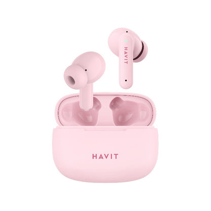 Handsfree Bluetooth HAVIT TW967 Pro, TWS, Roze
