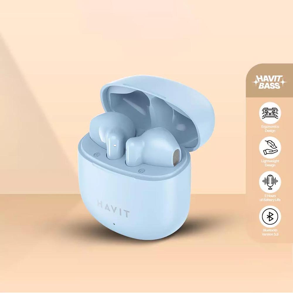 Handsfree Bluetooth HAVIT TW976, TWS, Plavi