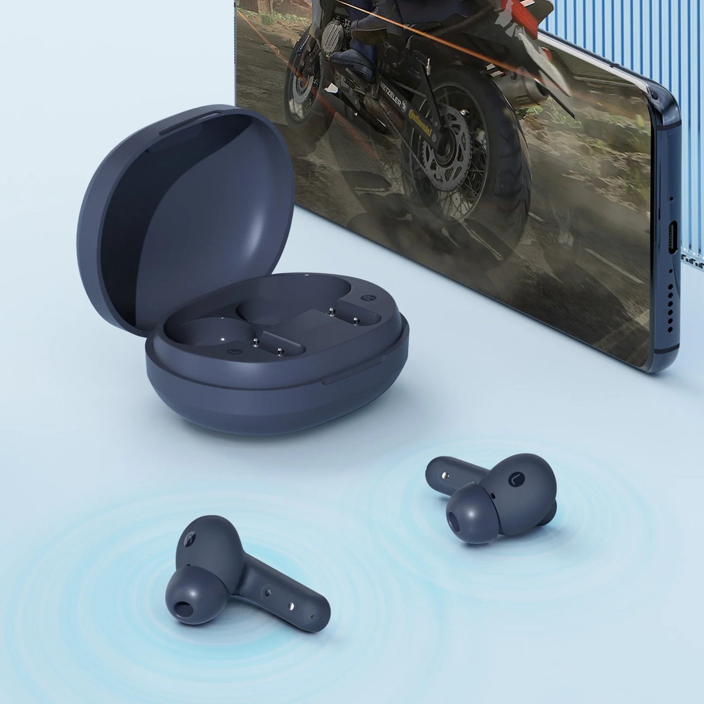 Handsfree Bluetooth Haylou Moripods T78, TWS, ANC, Plavi