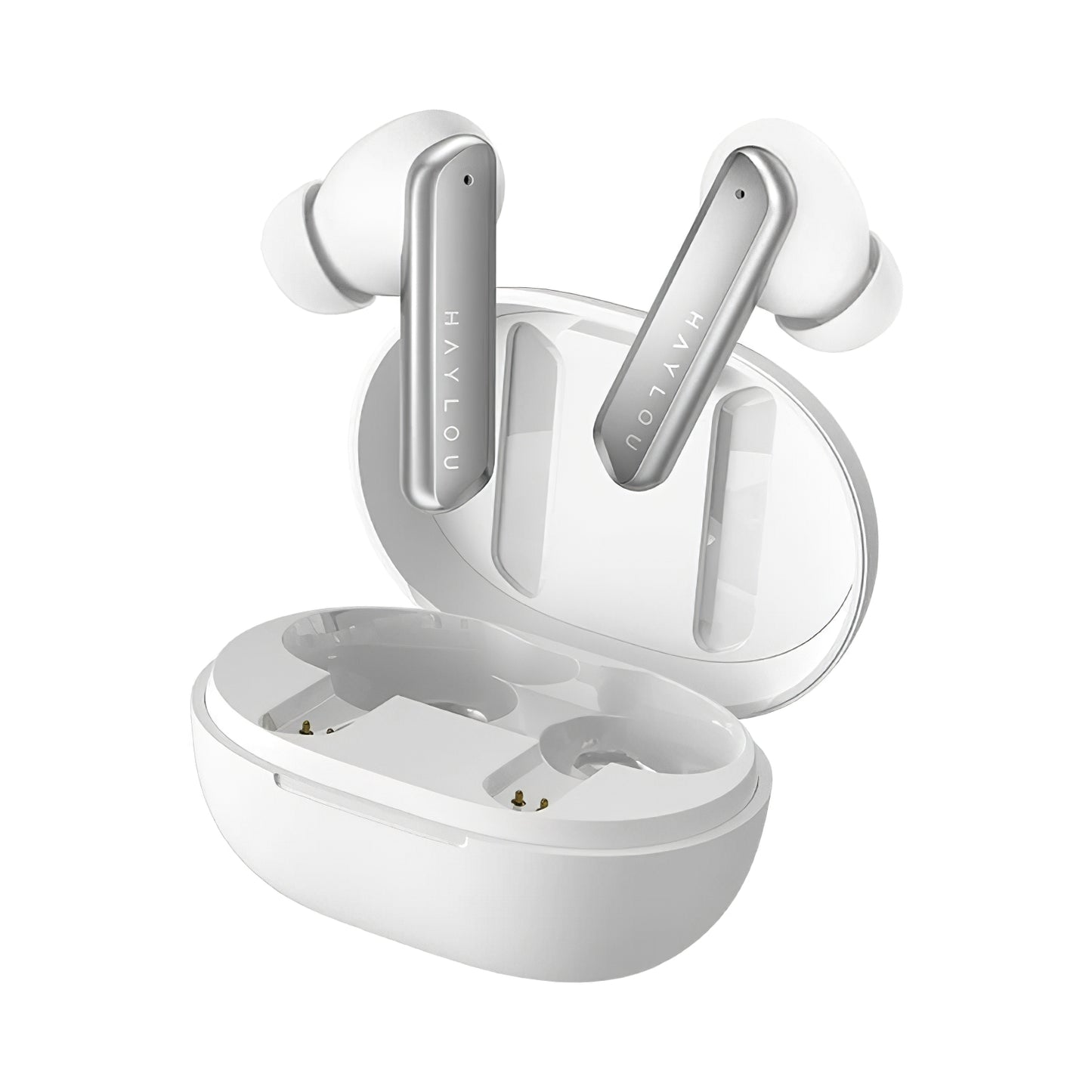 Handsfree Bluetooth Haylou W1 T007, TWS, ANC, Srebrni