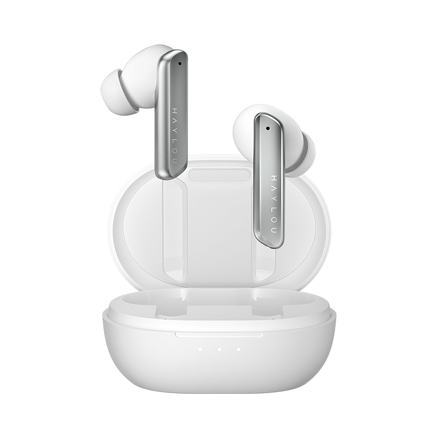 Handsfree Bluetooth Haylou W1 T007, TWS, ANC, Srebrni