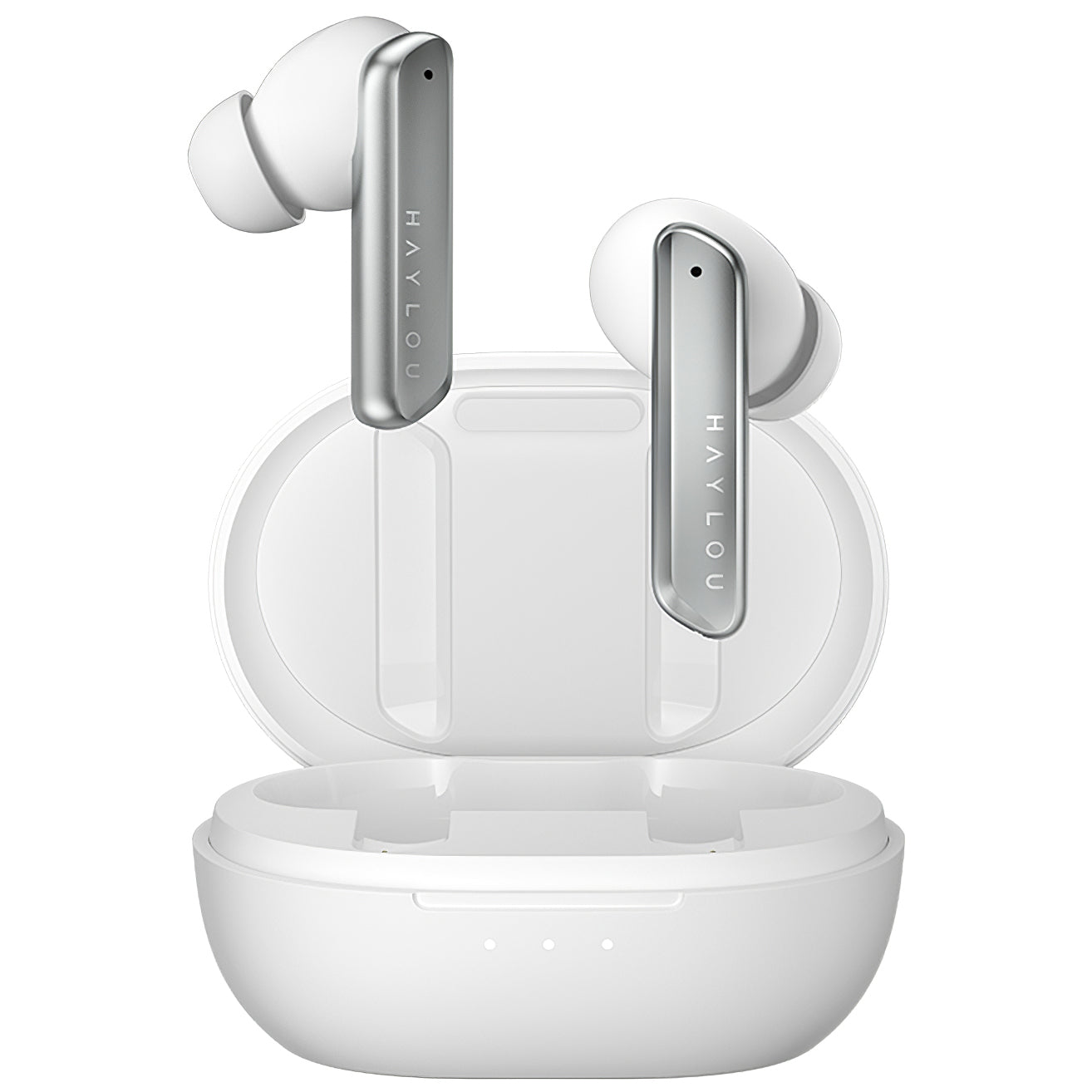 Handsfree Bluetooth Haylou W1 T007, TWS, ANC, Srebrni