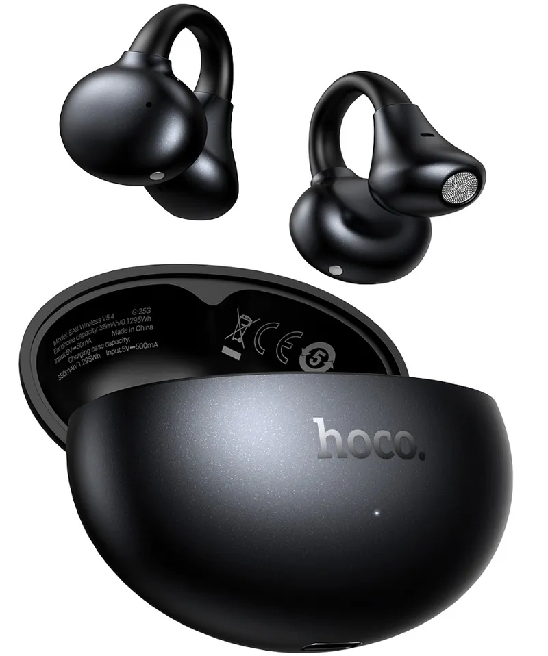 Handsfree Bluetooth HOCO EA8, TWS, Crni