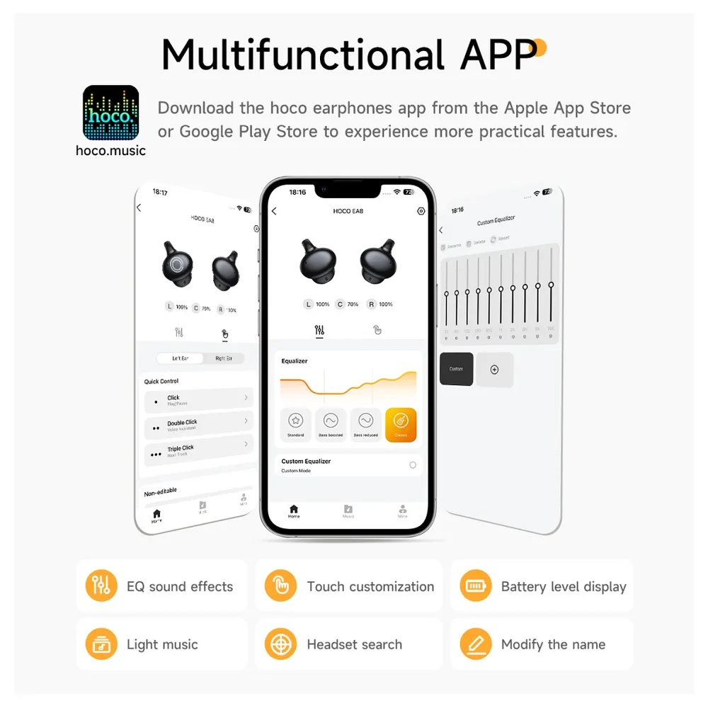 Handsfree Bluetooth HOCO EA8, TWS, Beli