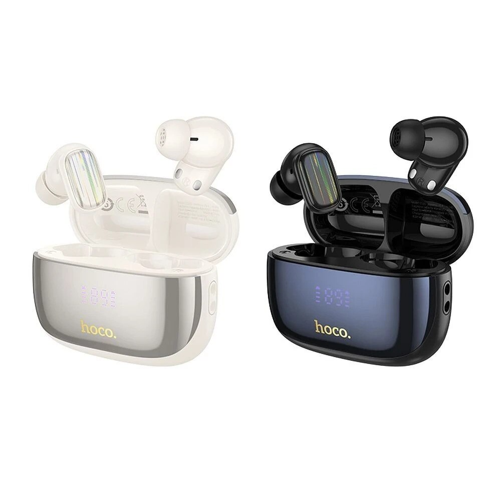Handsfree Bluetooth HOCO EQ20, TWS, ANC, MultiPoint, Crni