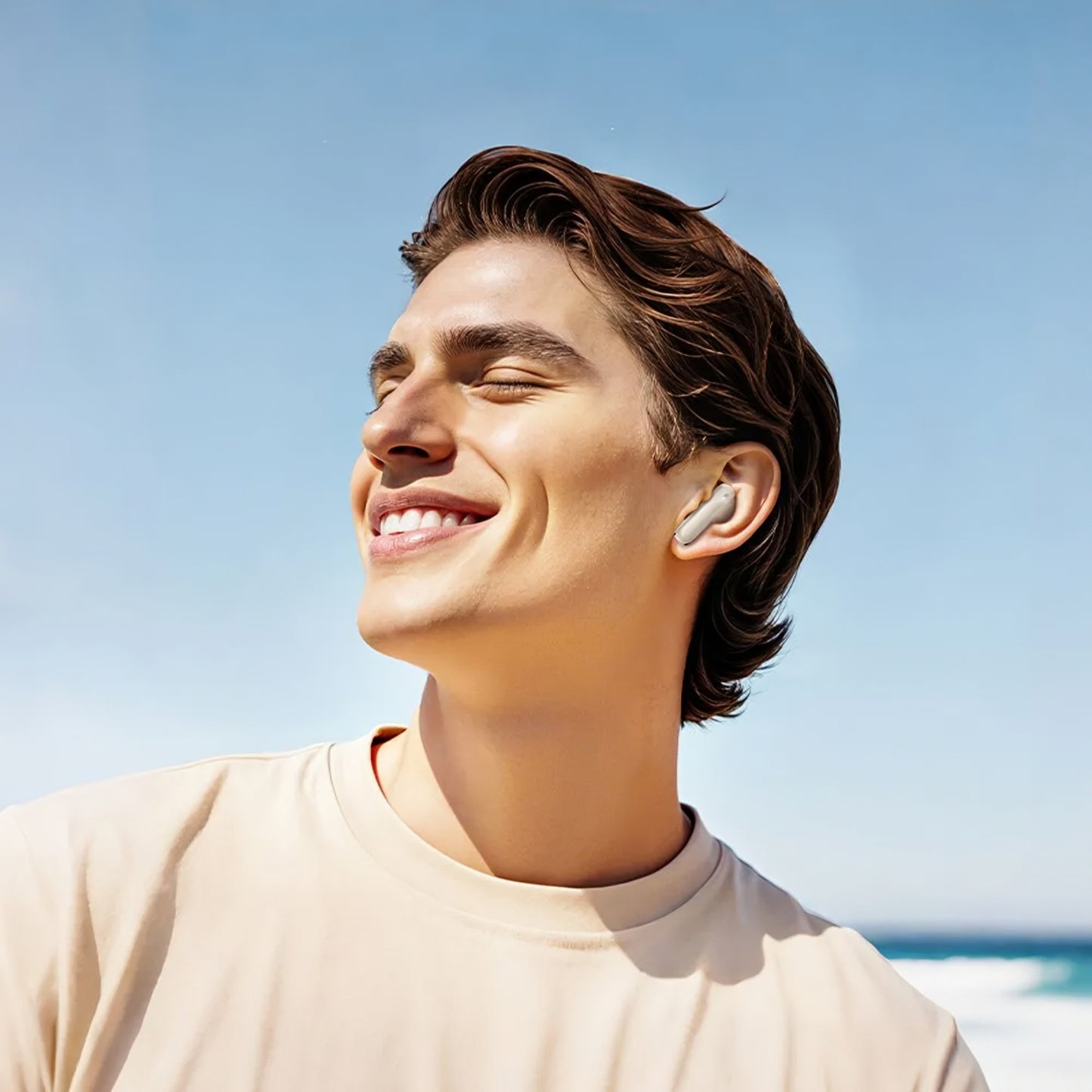 Handsfree Bluetooth HOCO EQ21, TWS, ANC, Beli