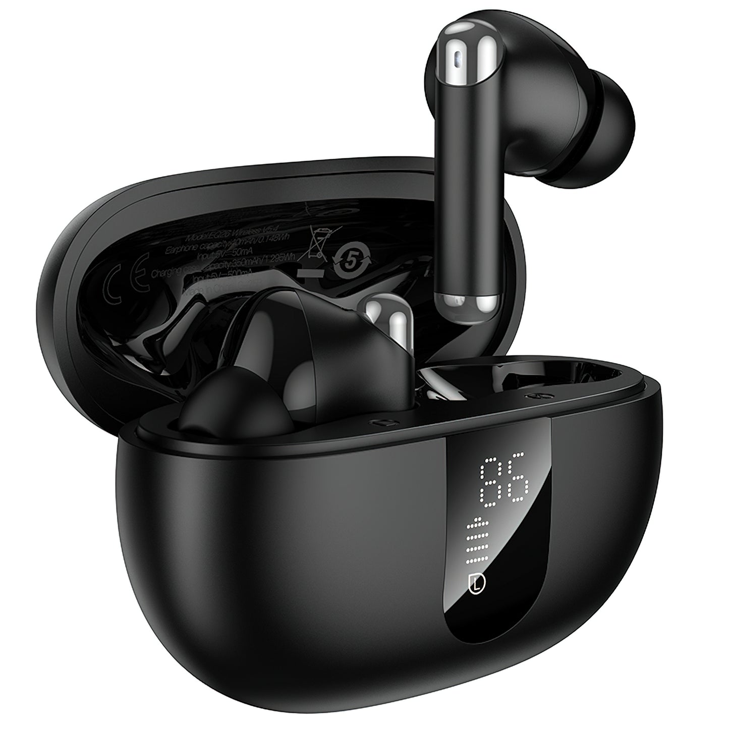 Handsfree Bluetooth HOCO EQ26, TWS, ANC, Crni