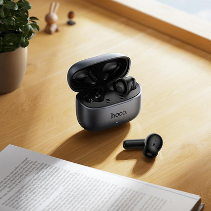 Handsfree Bluetooth HOCO EQ27 AI Translation, TWS, ANC, Siva